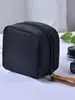 Bolsa de maquiagem envelope vermelho de boca portátil coreana mini bolsa de armazenamento quadrada à prova d'água para pó compacto atacado