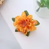 Cabeça de Flor de Crisântemo Camélia Pequena Flor de Seda Artesanal DIY Casamento Decoração de Casa Acessórios