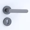 Liga de zinco split lock golden quarto interior silencioso liga de zinco punho de liga de fechadura luz de luxo vaso sanitário maçaneta