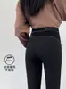 Leggings de tiburón para maternidad con acabado mate, con soporte tridimensional para el vientre y protección de la cintura, alta elasticidad, no restrictivos, pantalones largos casuales para el embarazo en otoño