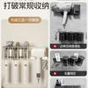 Estante para Cepillos de Dientes con Ventosa Zhenhui Soporte para Secador de Pelo de Baño sin Taladro Portacepillos de Dientes de Taza Portavasos para Enjuague Bucal Montado en la Pared