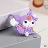 Popular Sanrio Súper Lindo Dibujo Animado Parche de Goma Suave de PVC Pegatina para Refrigerador Pegatina para Taza Funda de Teléfono Móvil Parche de Flor para Agujero de Zapato
