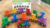 Brinquedo de trem digital magnético infantil Blocos de construção magnéticos educacionais montados bebê Educação Infantil Meninas 1-2 anos 3 meninos