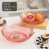 Prato de Frutas Doméstico da Moda, Utensílios de Mesa e Cozinha de Alto Padrão, Prato de Nozes Estilo Chinês para Sala de Estar, Prato para Lanches, Prato para Doces, Versão Espessada