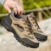 Zapatos de Senderismo Transfronterizos, Resistentes al Desgaste, Antideslizantes, Zapatos Deportivos para Exteriores para Hombre, Casuales, Modernos, Cálidos, Cómodos, Transpirables, Zapatos de Trabajo de Adhesión en Frío