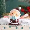 Mini Desenho Animado Família de Animais de Natal Pequenos Enfeites Micro Paisagem Decoração Acessórios Papai Noel Caixa Surpresa Artesanato