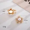 Ropa Hueca de Flor Fresca y Sencilla Accesorios DIY Aleación de Zinc Accesorios para Camisa Unisex Accesorios Pequeños