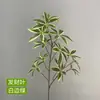 Decoración de Salón de Bodas Flores de Árbol de Dinero Artificial para Sala de Estar Mesa de Comedor Adornos de Decoración para el Hogar Flores Secas Decoración para el Hogar
