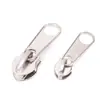 Punto de fábrica n.°. 3, No. 5, No. 8, No. 10 cabezales de tracción de nailon funda de almohada para equipaje funda de edredón cabezal de cremallera de placa larga de aleación de zinc