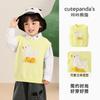 Coletes Infantis Kaka Panda Roupas de Outono para Meninas Tops Casuais Infantis Roupas de Bebê Roupas para Crianças Pequenas