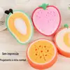 Fábrica Feifu direto criativo desenho animado coreano esponja de banho crianças com algodão de banho de frutas esponja de banho