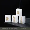 Dinastías Tang y Song Mahjong Fortuna Quemador de Incienso Cerámico Titular de Incienso Grande Creativo Adorno de Decoración para el Hogar Regalo de Cumpleaños