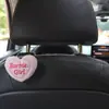 Gancho para Coche para Respaldo de Asiento, Gancho Multifuncional Creativo para Coche, Accesorio de Coche con Forma de Corazón de Dibujos Animados