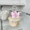 Decorações de Cupcake de Acrílico de Ação de Graças Transfronteiriças Thanks Good Wishes Decorações de Bolo de Festa