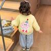 Jaqueta Espessa com Forro de Fleece para Meninas para Outono e Inverno 2025, Nova Jaqueta Baseball Acolchoada Infantil, Casaco de Algodão Leve de Inverno para Bebê