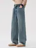 Roupas Masculinas Maple House / Nova Coleção Primavera/Outono 2026: Calça Jeans Masculina Estilo Streetwear Americano, Calça Longa Reta Solta Retro