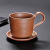 Taza de café de cerámica transfronteriza, platillo de gres, taza de leche retro Mark, taza de agua de cafetería creativa de estilo nórdico, venta al por mayor