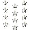 Horquilla de estrella de cinco puntas transfronteriza flequillo lateral clip para la parte posterior de la cabeza horquillas rotas simples espacios en blanco para horquillas