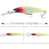 Equipo de Pesca Señuelo Minnow Flotante 17cm Lanzamiento a Larga Distancia Señuelo Duro 30.7g Señuelo para Pesca de Lubina en Agua Dulce y Salada Cebo de Pesca Pesca en el Mar
