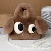 Bolsa de Pelúcia Transfronteiriça Nova Outono e Inverno Bolsa Tote Filhote de Cachorro Fofo de Olhos Grandes Ombro Transversal Transversal Bolsa Filhote de Cachorro