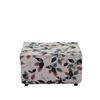 Funda de Sofá Rectangular Ottomana Estampada Transfronteriza Funda Cuadrada para Reposapiés de Sala de Estar Extraíble y Lavable Funda Elástica para Taburete