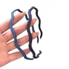 Diadema Ondulada Fina de Mezclilla de Gama Alta, Diadema de Estilo Moderno y de Moda, Accesorio para el Cabello para Mujeres, Pinza para el Cabello para Lavarse la Cara