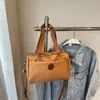 Bolsa tote casual feminina, bolsa de ombro e transversal de grande capacidade, nova bolsa de mão versátil da moda 2026 para escola e trabalho