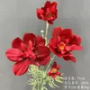 Casamento Estilo Chinês Estilo Vermelho Decoração de Guia de Estrada Arranjo de Flores Artificiais Flor de Teto Cerimônia de Noivado Arranjo de Banquete Arte com Flores Artificiais de Casamento