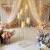 Nova Vela Grande Acrílico Transparente Suporte de Vela de Estrada Festa Salão de Casamento Celebração de Casamento Decoração de Exibição Cristal Estrada Lead