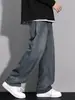 Calça Jeans Masculina com Degradê Reto Primavera e Verão Solta Casual Tendência Americana Retro Juventude Calças Masculinas