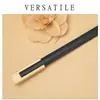 Cinturón Delgado para Mujer Cintura Alta Cinturón Decorativo Faldas Jeans Accesorios Versátiles Fábrica de Cabezal de Agua Soporte para Dibujo y Muestra