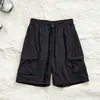 250617002 Shorts Cargo Casuais de Secagem Rápida de Estilo Igual para Casais de Verão ao Ar Livre, Leves e Versáteis para Roupas de Trabalho