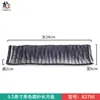 Louça de melamina prato preto para churrasco prato retangular para churrasco prato especial para loja de hot pot prato de acompanhamento comercial criativo