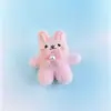Pingente de Coelho de Desenho Animado Boneca de Pelúcia Broche Coelho de Pérola Chaveiro Acessórios de Vestuário Pequenos Presentes Pequenos Enfeites Pendurados Acessórios
