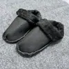 Casa de Neve Sapatos com Furos Inverno Veludo Palmilha Acessórios Encaixe Kachi Forro de Lã Burken Forrado com Pelúcia Cobertura de Sapato