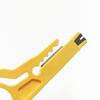 Mini cuchillo amarillo de alta calidad para pelar cables, herramienta para pelar cables MT-2017