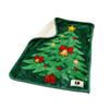 Cobertor Personalizado de Veludo Coral Transfronteiriço Cobertor de Penetração Digital Veludo Dupla Face Flanela Lã Cashmere Árvore de Natal