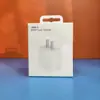 Cable de Datos para Teléfono Móvil Certificado 3C Cargador Pd Adecuado para Apple 18 14 15 16 17 Caja Blanca Pequeña Set de Carga Rápida