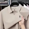 Polo de Manga Corta 100% Algodón Nuevo para Hombre Verano Etiqueta de Caballo Camiseta Casual de Media Manga 3
