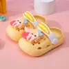 Zuecos de Sirena de Dibujos Animados para Niños, Nuevo Estilo de Verano, Suela Suave, Transpirables, Para Casa, Niños y Niñas, Sandalias de Suela Suave, Resistentes al Desgaste