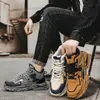 Zapatos Chunky para Hombre Estilo Nuevo Otoño/Invierno 2026 Forrados de Felpa Espesa de Caña Alta de Algodón Moda Versátil Zapatos Deportivos KS8891