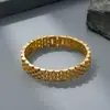 Pulseiras de Relógio Europeias e Americanas Mais Vendidas, Pulseiras de Relógio Minimalistas Populares, Pulseiras de Aço Titânio Gravadas a Laser, Acessórios de Mão Modernos e Estilosos