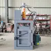 Trituradora de Cubos de Pintura Usada Trituradora Hidráulica Pequeña de Tambores de Hierro 20L200L Compactadora Empacadora de Tambores Químicos Tambores de Aceite