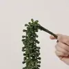 Planta Simulada de Lágrima Flores Artificiales para Bodas al Aire Libre, Ramos de Boda, Decoración de Pared para Oficina en Casa, Colgante de Pared y Decoraciones Colgantes