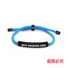 Pulsera Europea y Americana Multicolor de Cuerda Trenzada Transfronteriza Buen Esposo Conmemorativa Día de San Valentín Regalo de Navidad Pulsera de Acero Inoxidable Grabada