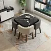 Juego simple de mesa y sillas de oficina para negociación, mesa creativa de recepción para tienda de té de leche, mesa redonda pequeña de recepción informal, mesa de comedor