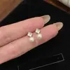 Brincos de Prata Pura S999 com Agulha e Pérolas Naturais de Água Doce para Mulheres, Brincos Amigáveis ao Ouvido, Nova Joia de Orelha Popular 2026 Atacado
