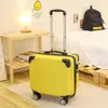 Maleta Ligera de Viaje para Comercio Exterior, Maleta de Cabina con Ruedas Universales, Candado de Contraseña, Maleta Pequeña para Hombres, Mujeres y Estudiantes 18 pulgadas
