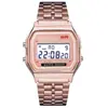 Comércio Exterior Popular Relógio Digital LED Wr F91W Pulseira de Aço A159 Estilo Harajuku Relógio de Moda Relógio Digital Multifuncional