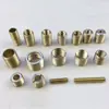 Conector de tubería adaptador completo de latón puro M12 a M10 a M8 a M6 a M4 Adaptador de rosca británica
